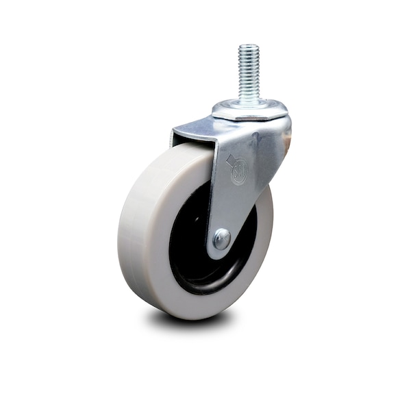 3 Inch Polyurethane Wheel 5/16 Inch Threaded Stem Caster